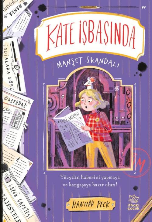 Kate İşbaşında-3 Manşet Skandalı - kitap Hannah Peck