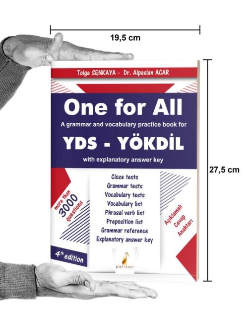 One For All A Grammar and Vocabulary Practice Book For YDS - kitap Tol