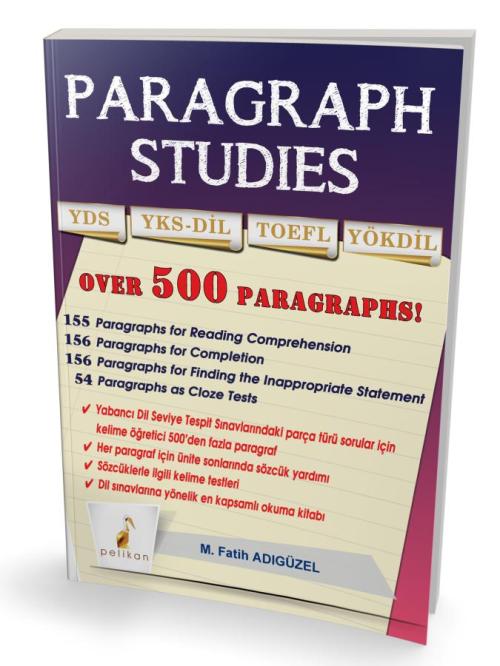 Pelikan Yayınları Paragraph Studies YDS - YÖKDİL - YKSDİL - TOEFL - ki