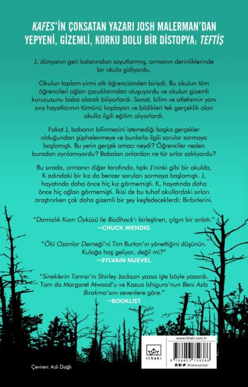 Teftiş - kitap Josh Malerman