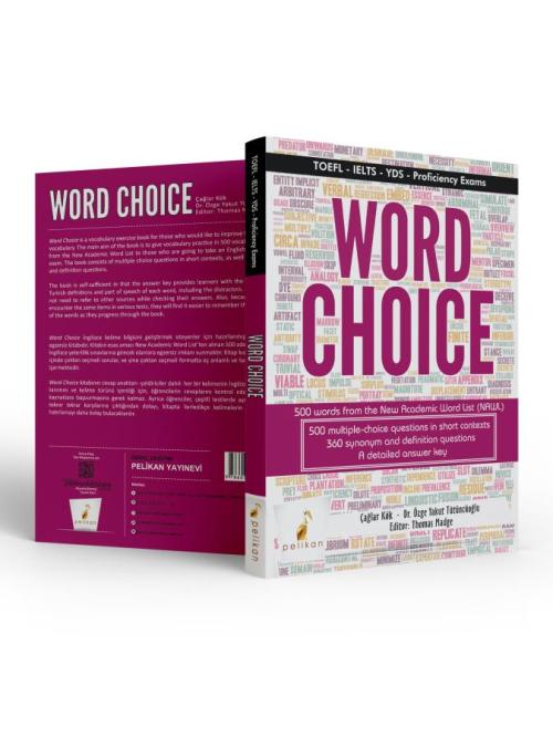 Word Choice TOEFL IELTS YDS Proficiency Exams - kitap Çağlar Kök