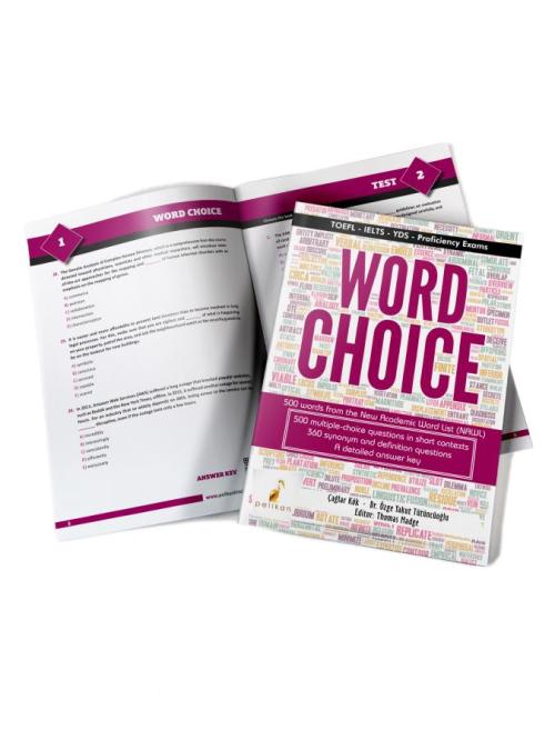 Word Choice TOEFL IELTS YDS Proficiency Exams - kitap Çağlar Kök