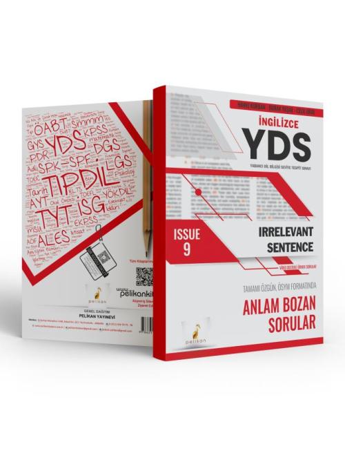 YDS İngilizce Irrelevant Sentence Issue 9 - kitap Hakkı Kurban