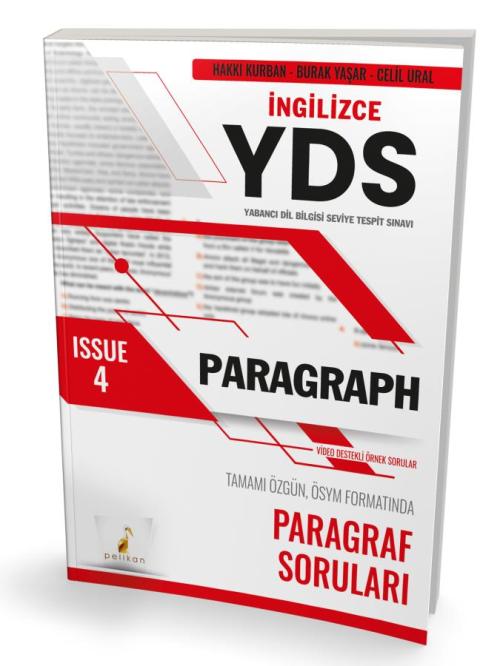 YDS İngilizce Paragraph Issue 4 - kitap Hakkı Kurban