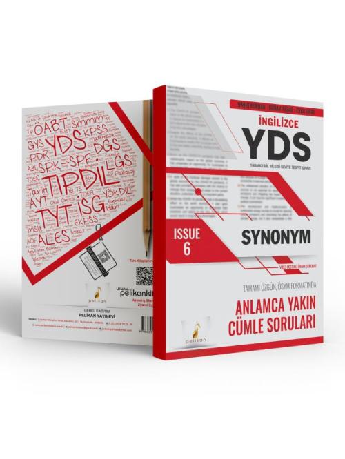 YDS İngilizce Synonym Issue 6 - kitap Hakkı Kurban