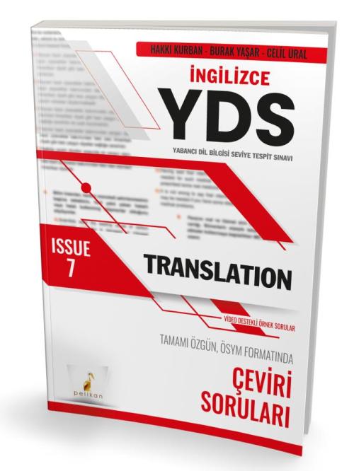 YDS İngilizce Translation Issue 7 - kitap Hakkı Kurban