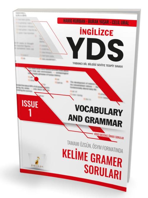 YDS İngilizce Vocabulary and Grammar Issue 1 - kitap Hakkı Kurban