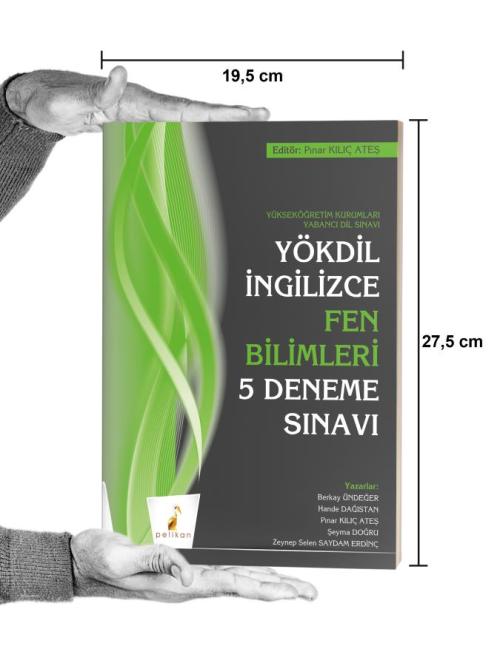 YÖKDİL İngilizce Fen Bilimleri 5 Deneme Sınavı - kitap Pınar Kılıç